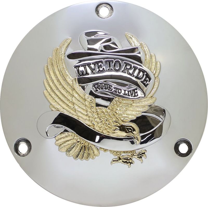 Derbylock Drag Specialties Live H-D 79-99 guld