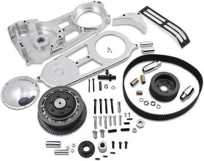 Remdriftssats Belt Drives 2" Touring 90-06 polerad