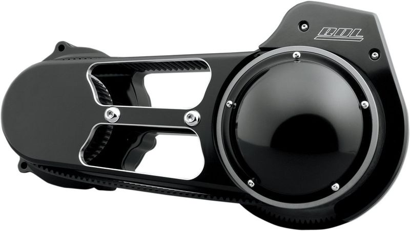 Belt drive-sats Belt Drives Ltd. BDL EVO-8S 2-3/4" 69mm Softail 07-17 svart anodiserad