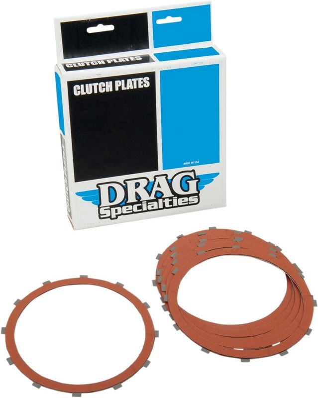 Platta Drag Specialties organiska H-D 83-89 (6-pack)