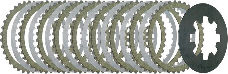 Lamellsats aramid med extra lamell Belt Drives Ltd. BDL Big Twin 90-97