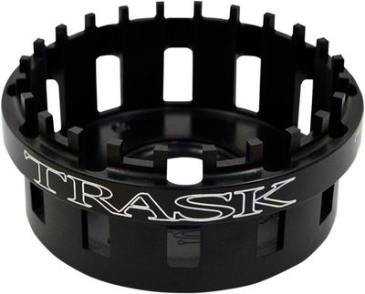 Kopplingskorg Trask aluminium svart V-Rod 02-17