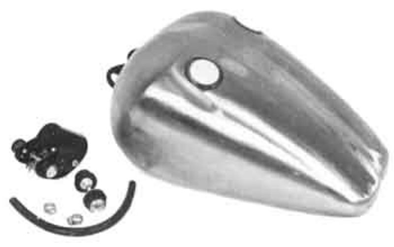 Fatbobtank XL 82-03 3,6 gal.utan fäste till mätarkåpa (12,1 Liter)