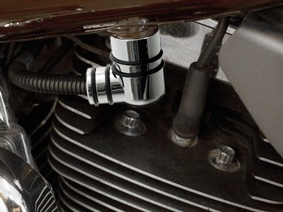 Kåpa nippel tank MCS krom Softail 02-17
