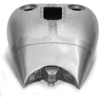 Fatbobtank 2 förl. 5,1 G 00-07 med inspr,1 pc,2 låsb. t/l(19,3 Liter