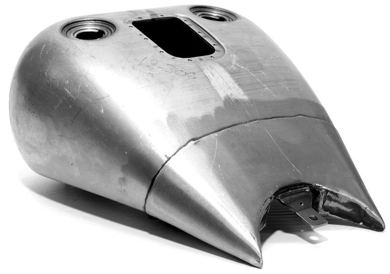 Fatbobtank 2 förl. 5,1 G 00-07 med inspr,1 pc,2 låsb. t/l(19,3 Liter