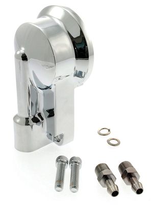 Fäste oljefilter Drag Specialties krom H-D 92-99