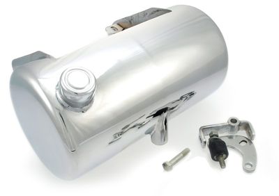 Oljetank, rund 6,5 side fill, Softail 84-99 & stelram, kromad