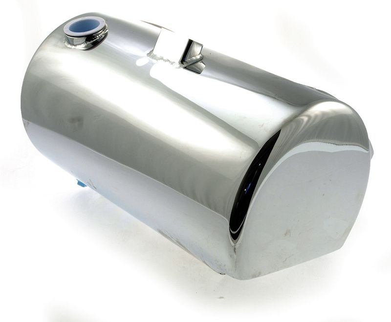 Oljetank, rund 6,5 side fill, Softail 00-06, kromad