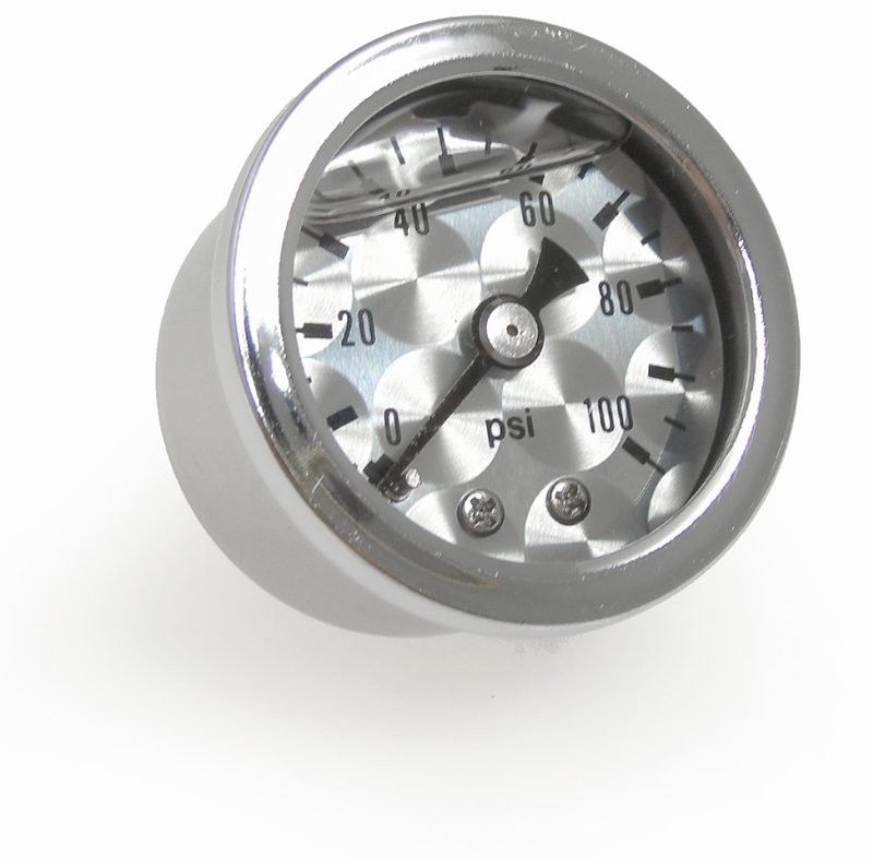 Oljetrycksmätare MCS Engine-Turned 0 100
