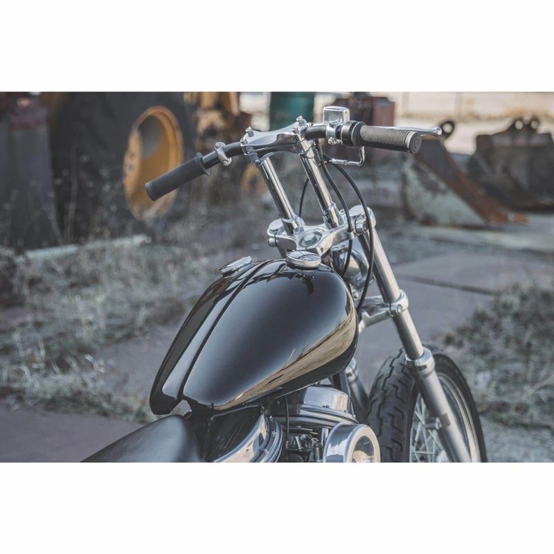 Bensintank Lowbrow Customs WX Style delad Big Twin 36-84