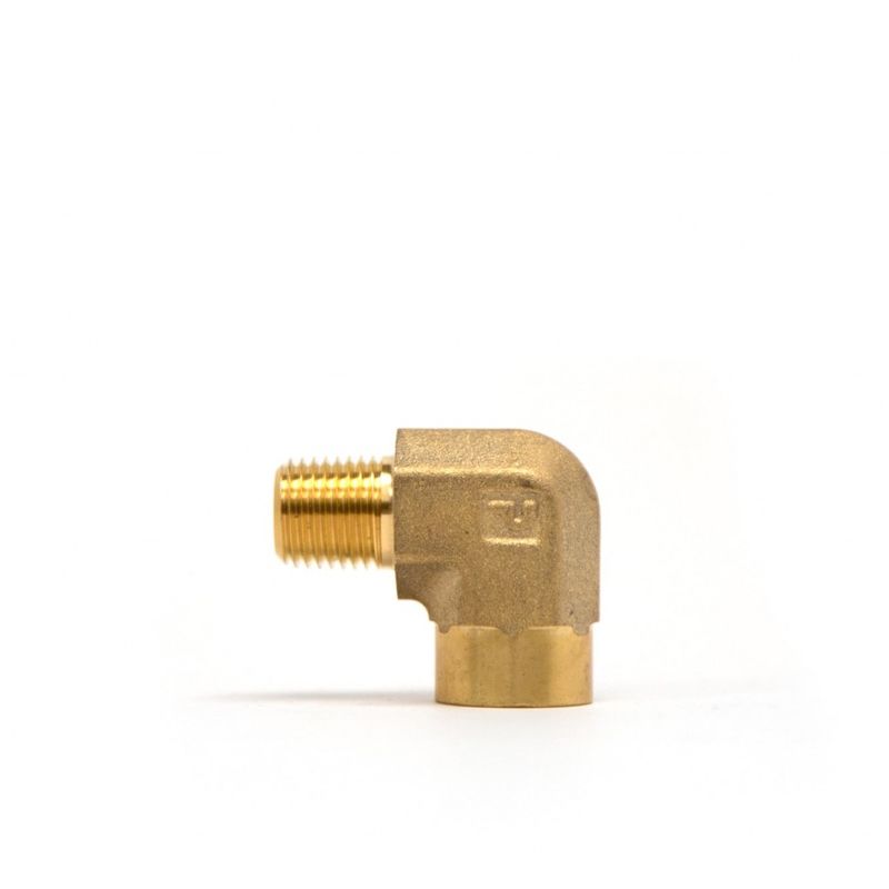 Prism Supply Petcock - 90 Adapter - 1/4 NPT