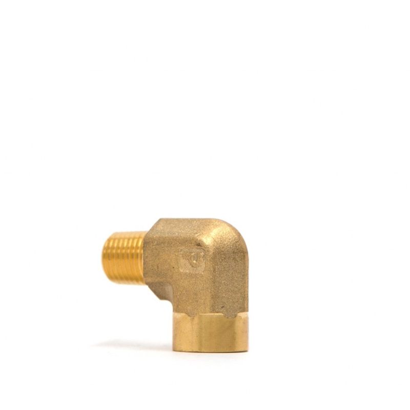 Prism Supply Petcock - 90 Adapter - 1/4 NPT