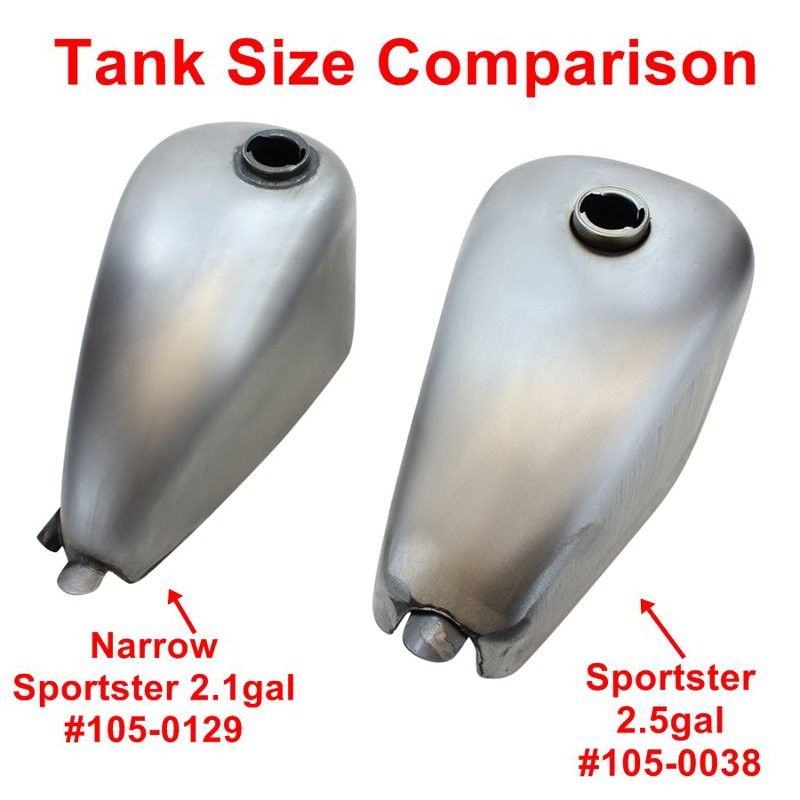 Bensintank smal Frisco 2.1 gallon Sportster