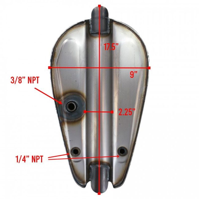 Sportster Frisco tank 2.5 Gallon