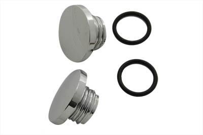 Medium Style Billet Gas Cap Set Vented