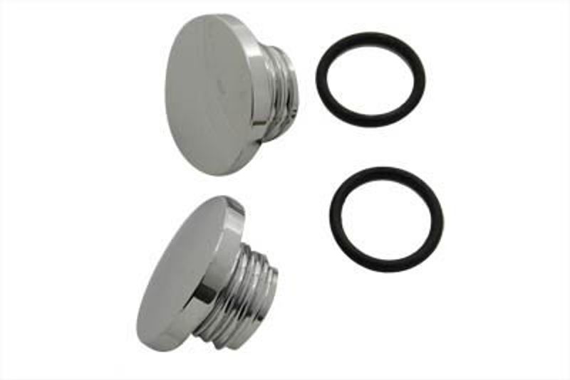 Medium Style Billet Gas Cap Set Vented