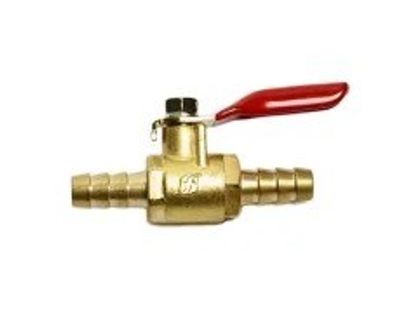 In-Line petcock 8mm (5/16 inch) brass