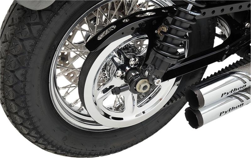 Insats remskiva bak Drag Specialties stl XL krom yttre Sportster 04-15