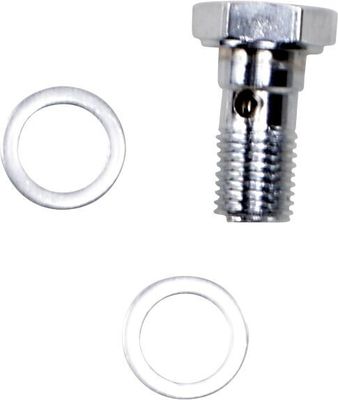 Banjoskruv Drag Specialties Brake Line krom stål