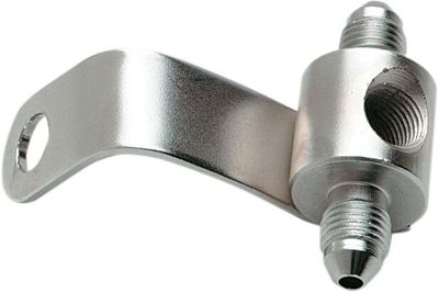 Bromsslang T-koppling bak Drag Specialties krom