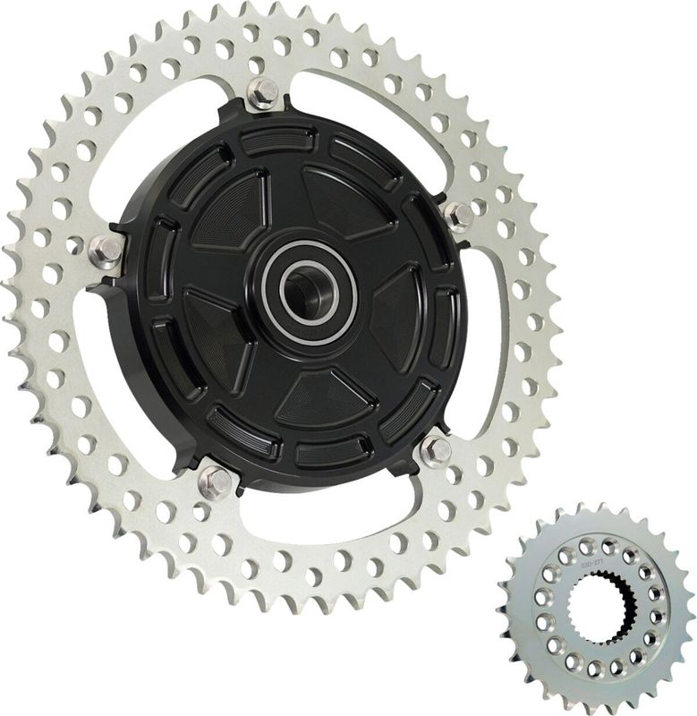 Kedja Arlen Ness 300-200 Jagged Cush svart FLT/Touring 09-26