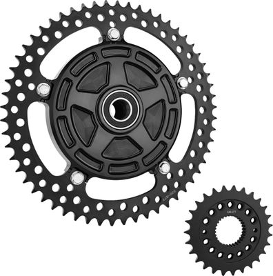 Kedja Arlen Ness 300-203 Jagged Cush All svart FLT/Touring 09-26