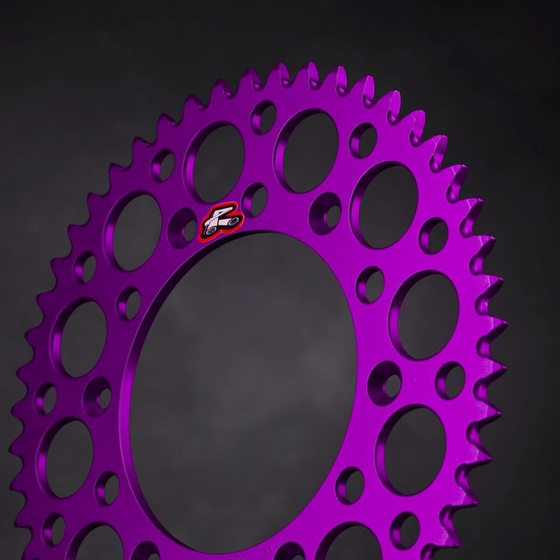Bakdrev Renthal 49T Ultralight lila Ktm 04-24, Husqvarna 17-upp, Gas Gas 22-upp