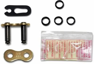 Kedjelås D.I.D 520VX3 guld/svart clips FJ