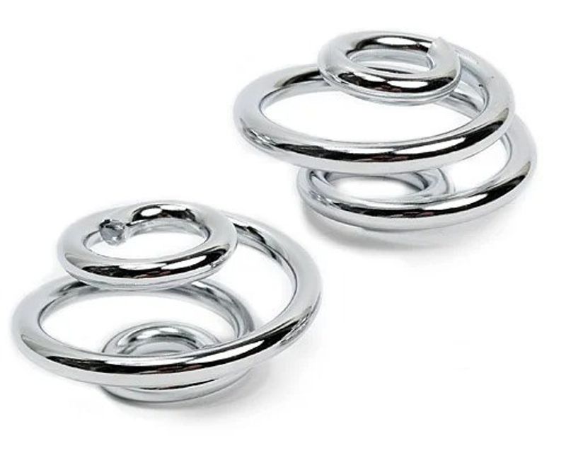 1 inch Springs Solo Seat Chrome (2 pcs.)