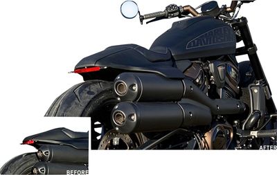 Sänkningssats bak Kodlin 25mm svart RH1250S Sportster S 21-24