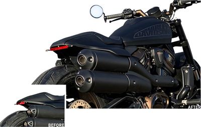 Lyft bak Kodlin 25mm svart RH1250S Sportster S 21-24