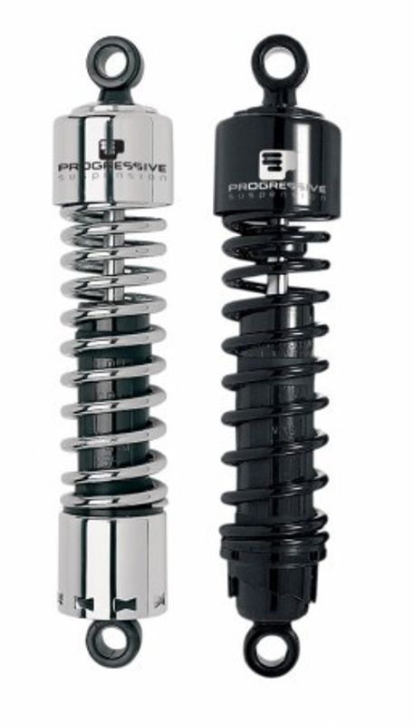 Stötdämpare Progressive Suspension PS 412 11.5 kraftig svart FLT/Touring 09-26