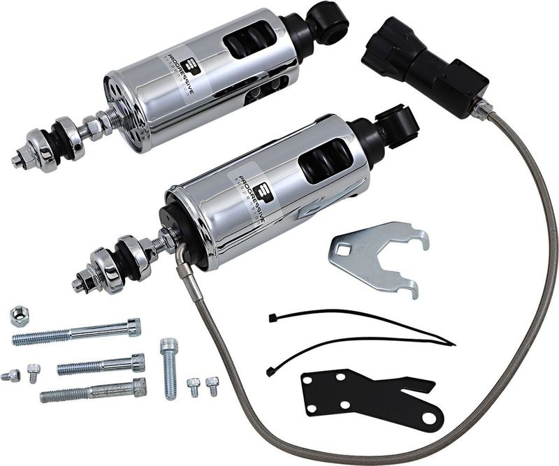 Stötdämpare Progressive Suspension PS 422 RAP 2" kraftig krom Softail 00-17