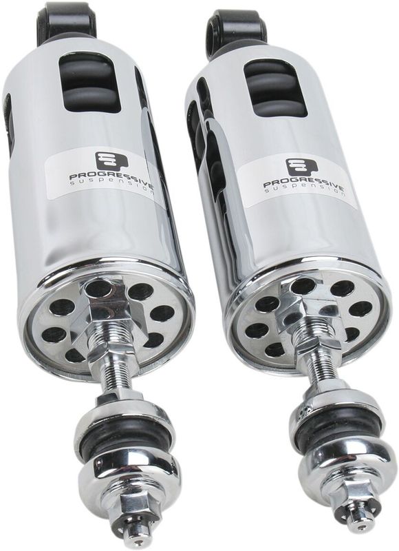 Stötdämpare Progressive Suspension PS 422 2" kraftig krom Softail 00-17