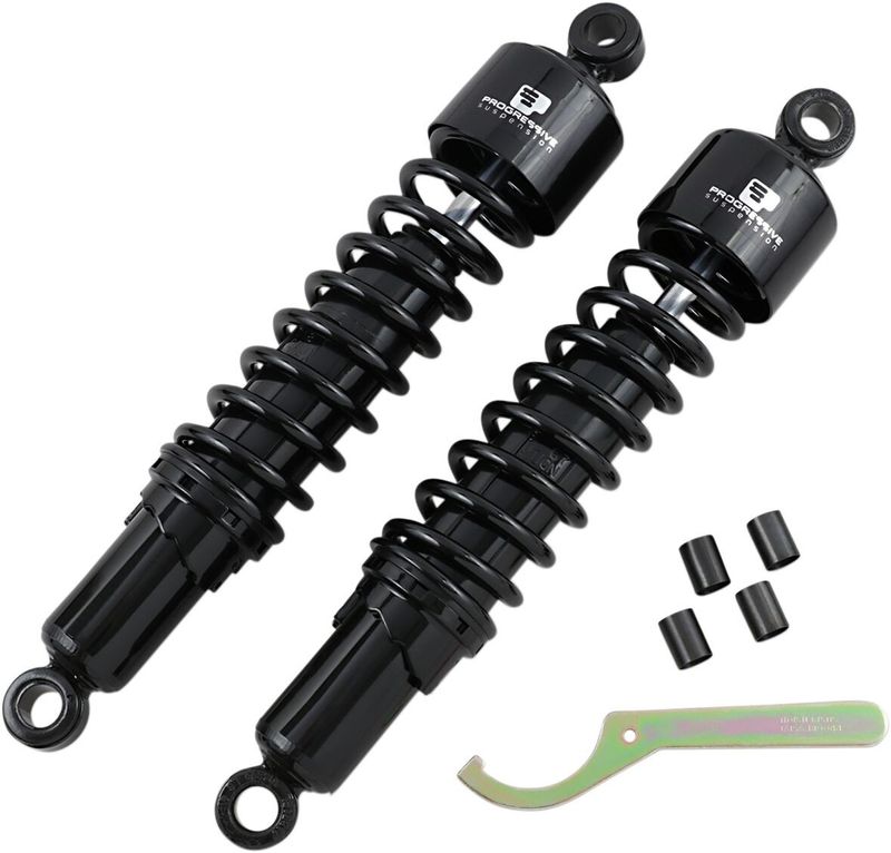 Stötdämpare Progressive Suspension 412 Series Heavy svart Triumph THRUXTON 865 EFI 04-15
