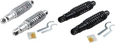Stötdämpare Drag Specialties Ride-Height 11 justerbar krom Touring 85-upp, FXR 85-92