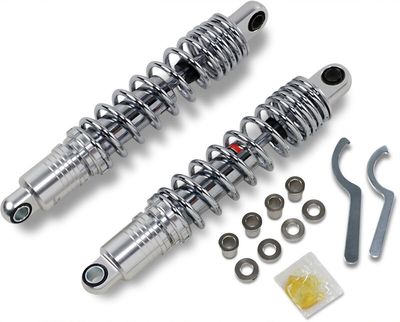 Stötdämpare Drag Specialties Ride-Height 11.5 justerbar Sportster 78-03, FXR 82-94