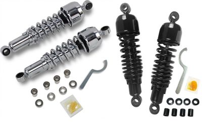 Stötdämpare Drag Specialties 11.5 krom Sportster 79-03, FXR 82-94