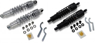 Stötdämpare Drag Specialties Ride-Height 12.5 justerbar krom Sportster 79-03, FXR 82-94