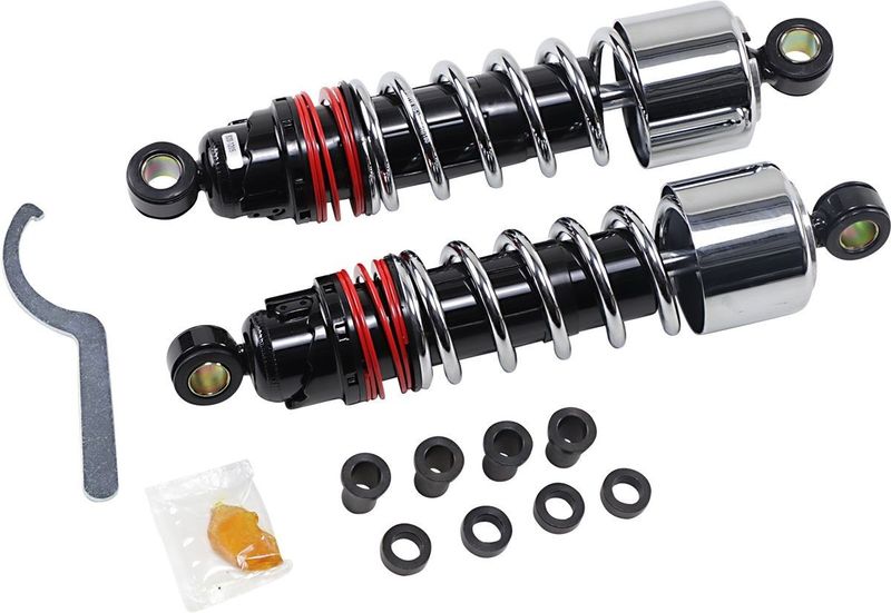 Stötdämpare Burly Slammer Plus 11.5 krom XL Sportster 88-03