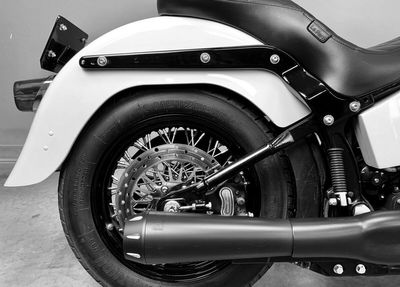 Stötdämpare Legend Suspension REVO-A justerbar Softail 00-17
