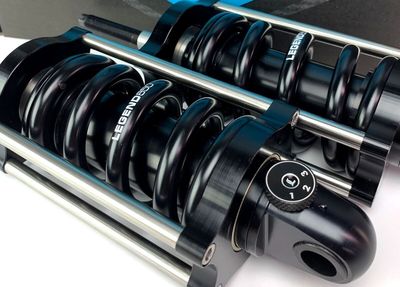 Stötdämpare Legend Suspension REVO-A Heavy Duty justerbar Softail 00-17