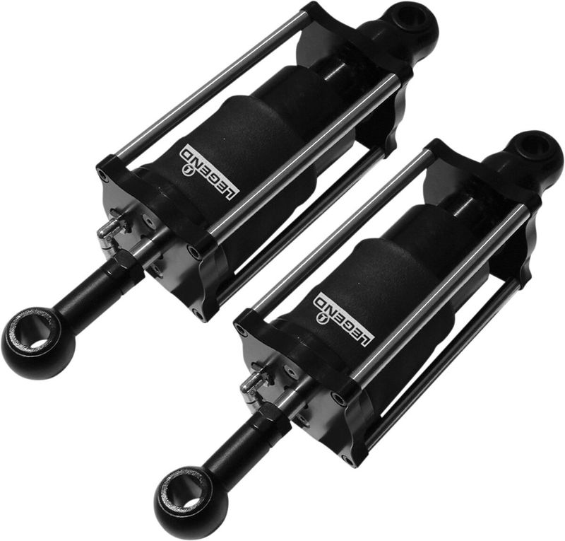 Luftfjädring Legend Suspension guld svart Softail 89-99