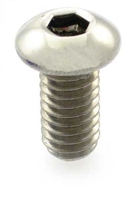 Insexskruv UNC 1/4-20x2, 50 mm, kullrig skalle, rostfri