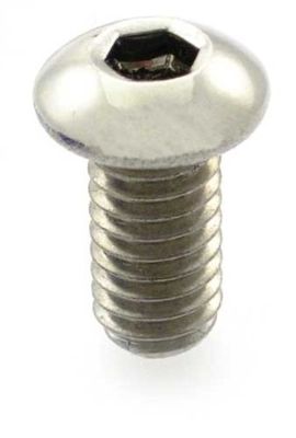 Insexskruv M8x30 mm, kullrig skalle, rostfri