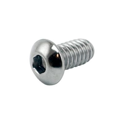 Insexskruv UNC 1/4-20x1-1/4,  32 mm, kullrig skalle, krom