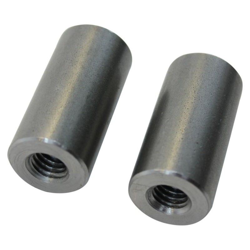 Steel Bungs 3/8-16 Threaded 1-1/2 inch Long (2-pack)