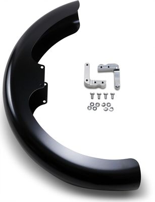 Framskärm Klock Werks Hugger Blocks Wrapper Dyna 06-17, Softail 18-upp obehandlad