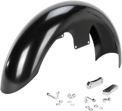 Framskärm Klock Werks Hugger Blocks Slicer Dyna 06-17, Softail 18-upp obehandlad